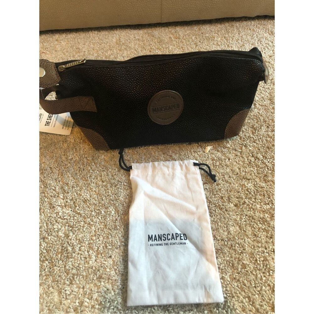 Manscaped Refining the Gentleman “The Shed” Travel Storage Bag NWT